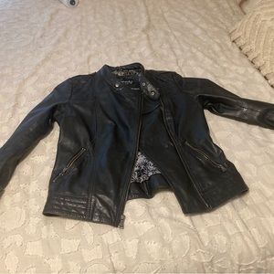 Guess genuine leather jacket
